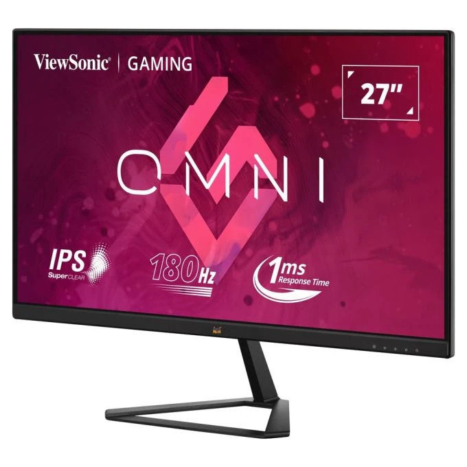 ViewSonic VX2779-HD-PRO OMNI Monitor Gaming 27'' Full HD IPS 180Hz 1ms AMD FreeSync HDR10 colore Nero
