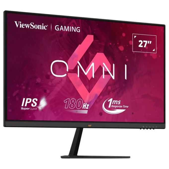 ViewSonic VX2779-HD-PRO OMNI Monitor Gaming 27'' Full HD IPS 180Hz 1ms AMD FreeSync HDR10 colore Nero