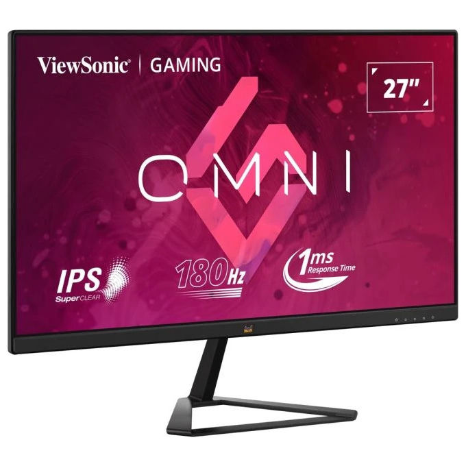 ViewSonic VX2779-HD-PRO OMNI Monitor Gaming 27'' Full HD IPS 180Hz 1ms AMD FreeSync HDR10 colore Nero