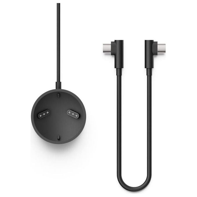 Meta Quest 899-00441-01 Stazione di Ricarica Compatta 2 in 1 per Meta Quest Pro e Touch Pro 45W USB-C colore Nero