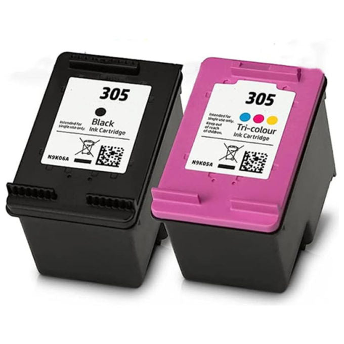 GandG 1R305XXG-K Cartuccia Inkjet Rigenerata Alta Resa 650 pagine 18 ml Compatibile HP 305XXL colore Nero