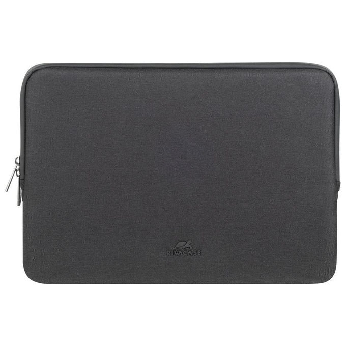 Rivacase 8115 Clark Custodia a Tasca MacBook Air 15.3'' Poliestere RPET Resistente all'Acqua colore Nero