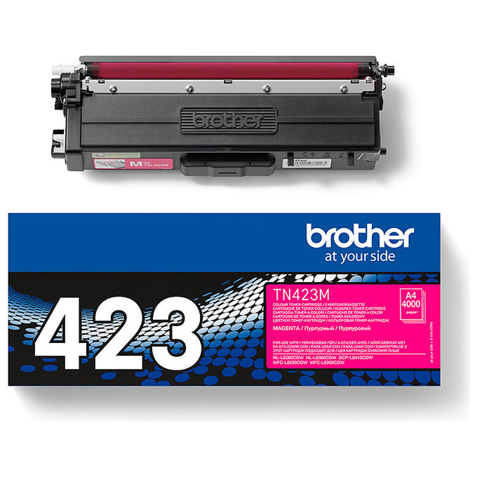 Büroring TN-423M Toner Compatibile Brother 4000 Pagine colore Magenta