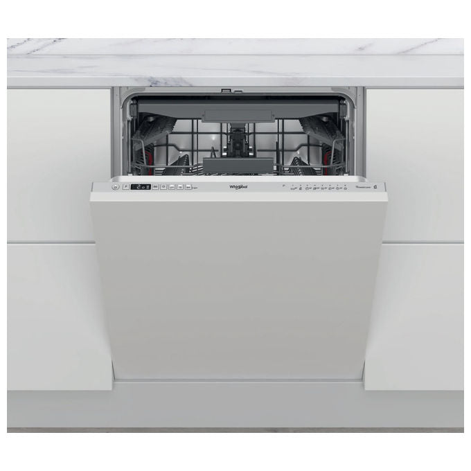 Whirlpool W0I D734L S Lavastoviglie da Incasso 14 coperti Classe D 44 dB 10 programmi NaturalDry (82x60x55 cm) colore Argento