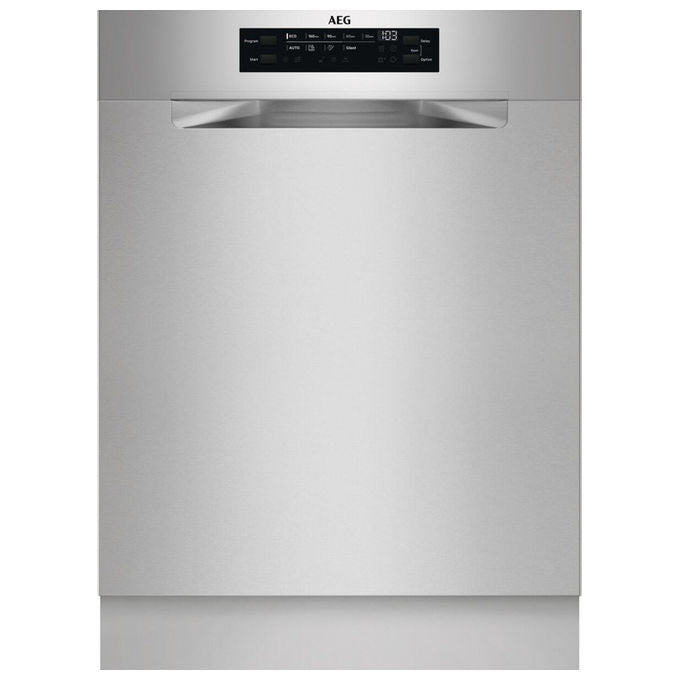 AEG FUS7674APM Serie 7000 Lavastoviglie Incasso Parziale 14 coperti Classe A 44 dB AirDry GlassCare (82x60x58 cm) colore Acciaio Inox