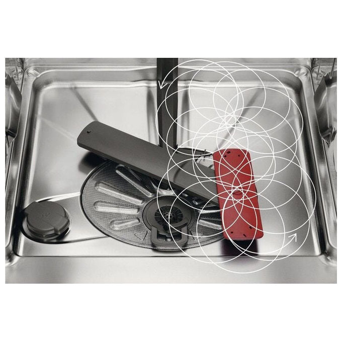 AEG FUS7674APM Serie 7000 Lavastoviglie Incasso Parziale 14 coperti Classe A 44 dB AirDry GlassCare (82x60x58 cm) colore Acciaio Inox
