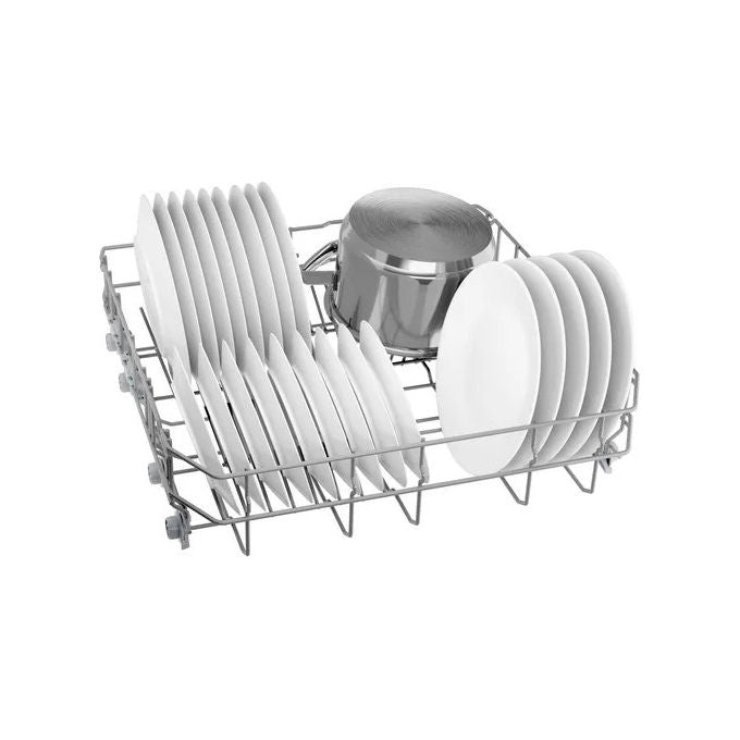 Bosch SME26EX00E Serie 2 Lavastoviglie da Incasso a Scomparsa Totale 13 coperti Classe E 46 dB AquaStop Cerniere Sliding (81.5x60x55 cm) colore Bianco