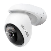 TP-Link TC46 Tapo Telecamera IP 4K UHD 8MP Pan Tilt 360° Wi-Fi IP66 Visione Notturna Starlight AI colore Bianco
