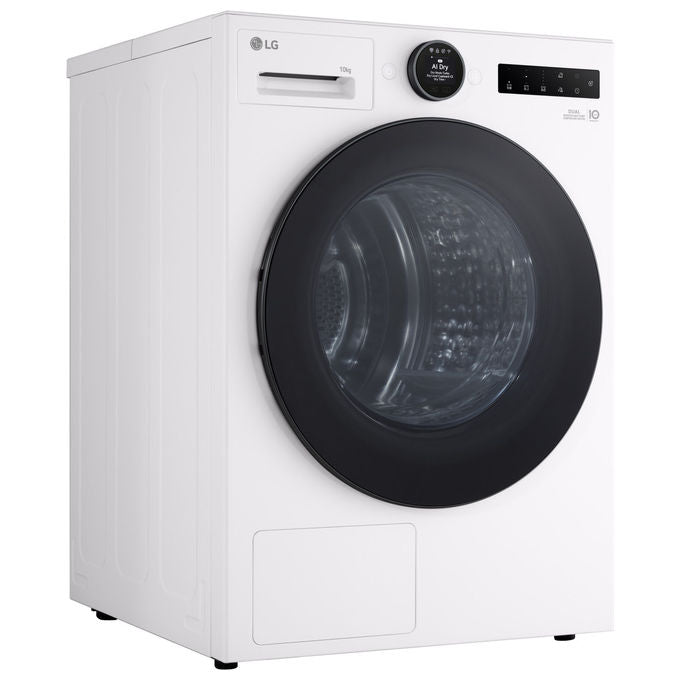 LG RHX7010TWB Serie X7 Asciugatrice Pompa di Calore 10 Kg Classe C Motore Direct Drive AI Dry Wi-Fi (85x60x66 cm) colore Bianco