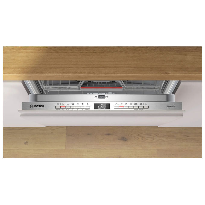 Bosch SMH4EVX08E Serie 4 Lavastoviglie da Incasso 14 coperti Classe B 44 dB AquaStop Home Connect (81.5x60x55 cm) colore Acciaio Inox