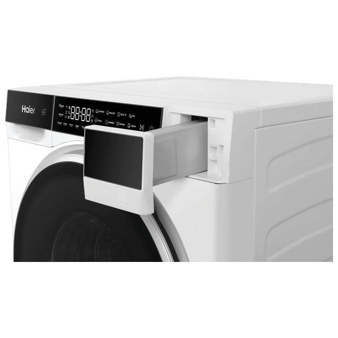 Haier HWD50-BP12307U-S Minidrum Lavasciuga Compatta 5-2,5 Kg 1200 rpm Classe A Wi-Fi Inverter (70x51x49 cm) colore Bianco