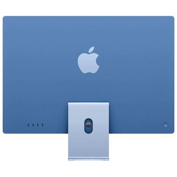 Apple MWV13T-A iMac PC All-in-One 24'' Retina 4.5K Chip M4 CPU 10-core GPU 10-core 16GB 256GB SSD macOS Sequoia colore Blu