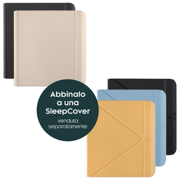 Kobo N428-KU-WH-K-CK Libra Colour eReader 7'' E Ink Kaleido 3 32 GB Wi-Fi Bluetooth IPX8 colore Bianco