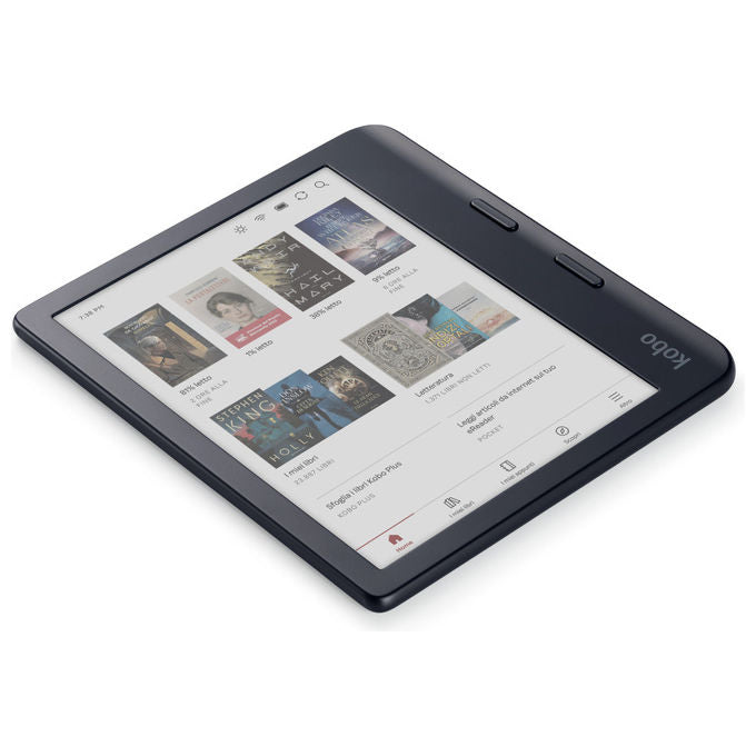 Kobo N428-KU-BK-K-CK Libra Colour eReader 7'' E Ink Kaleido 3 32 GB Wi-Fi Bluetooth IPX8 colore Nero