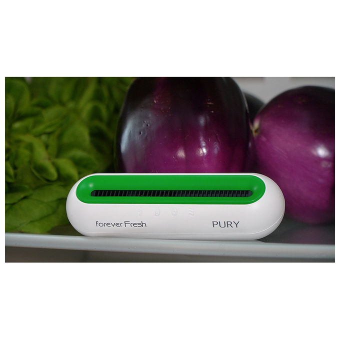 Macom 885 Enjoy and Relax Purificatore Frigorifero Ozono 50 mg-h 3 Livelli Ricaricabile autonomia 45 giorni colore Verde Bianco