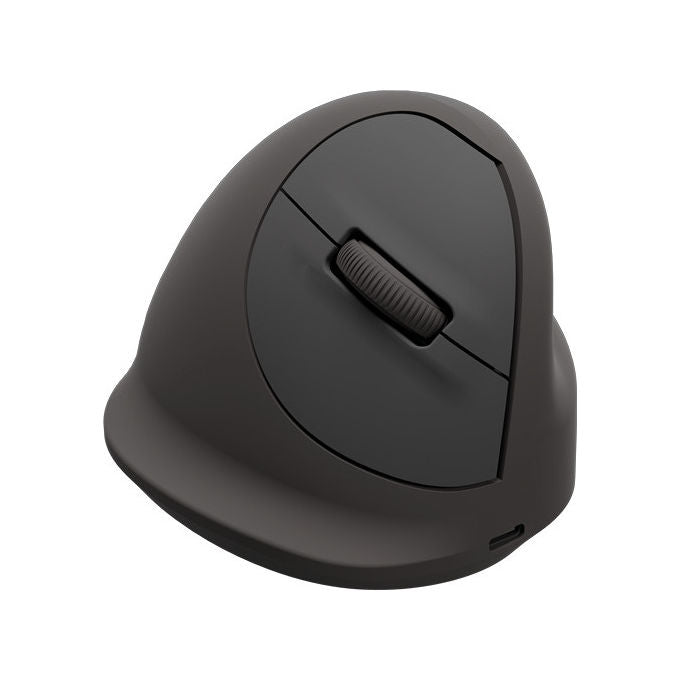 Fellowes 100143584 Breyta Plus+ Mouse Verticale Ergonomico Mancino Bluetooth USB Type-C Ottico 2400 DPI colore Nero