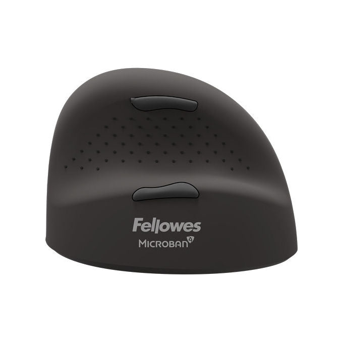 Fellowes 100143584 Breyta Plus+ Mouse Verticale Ergonomico Mancino Bluetooth USB Type-C Ottico 2400 DPI colore Nero