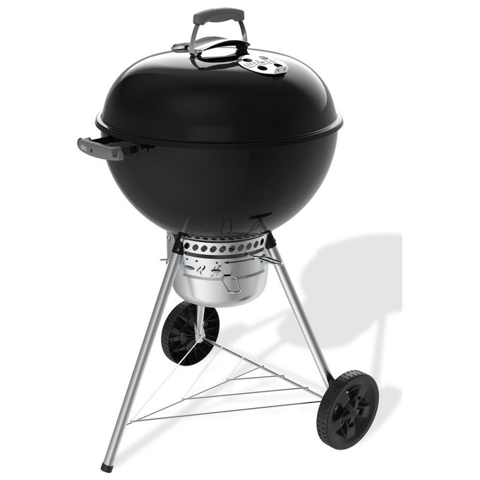 Weber 1502210 Original Kettle Premium Barbecue a Carbone 57 cm 2342 m² Griglia Acciaio Inox Termometro colore Nero