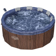 Bestway 6001W Lay-Z-Spa Toronto Idromassaggio AirJet 180 getti 1250 L 7 posti App SmartSpa 190x70 cm colore Marrone