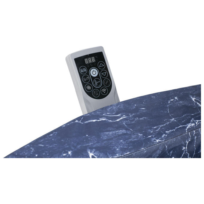 Bestway 6001W Lay-Z-Spa Toronto Idromassaggio AirJet 180 getti 1250 L 7 posti App SmartSpa 190x70 cm colore Marrone