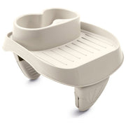 MSpa SP-B0301368 Bar Galleggiante Gonfiabile per Spa e Piscina 5 Porta Bicchieri Vano Centrale con Coperchio colore Bianco