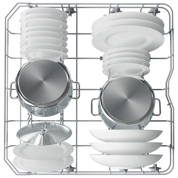 Hotpoint HA4FFB14BX Lavastoviglie Libera Installazione 14 coperti Classe B 44 dB Motore Inverter (85x60x59 cm) colore Inox