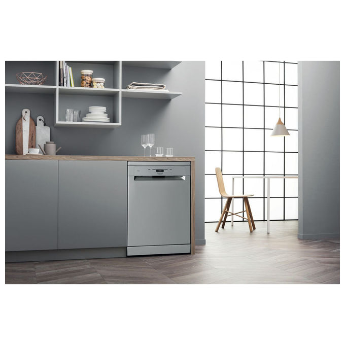 Hotpoint HA4FFB14BX Lavastoviglie Libera Installazione 14 coperti Classe B 44 dB Motore Inverter (85x60x59 cm) colore Inox