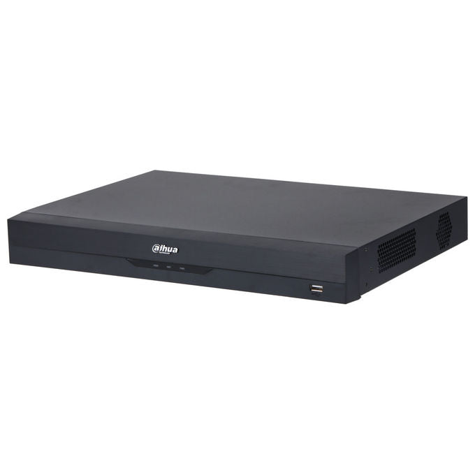 Dahua NVR5216-EI2 WizSense NVR IP AI 16 Canali 8K HDMI 448 Mbps Riconoscimento Facciale 2 HDD SATA colore Nero