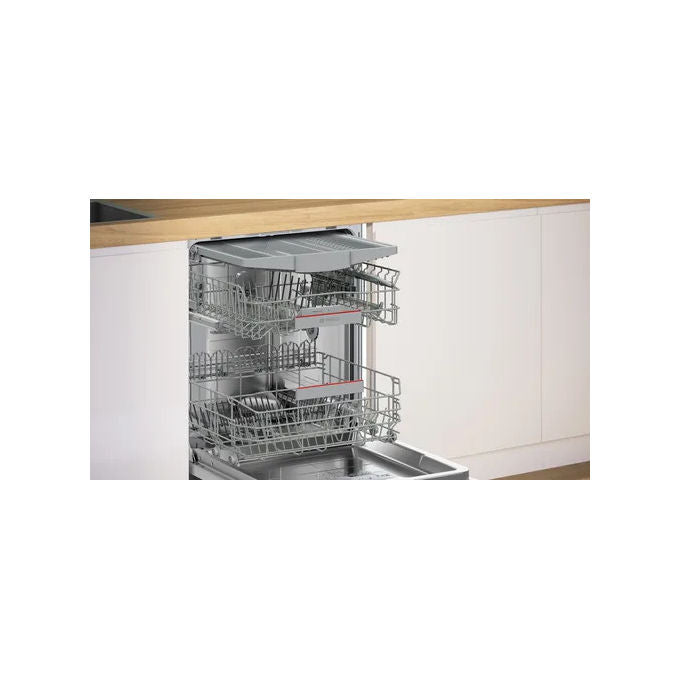 Bosch SMH6ZCX10E Serie 6 Lavastoviglie Incasso a Scomparsa Totale 14 coperti Classe B 40 dB Zeolite Wi-Fi Cerniere Sliding (81.5x59.8x55 cm) colore Acciaio inox