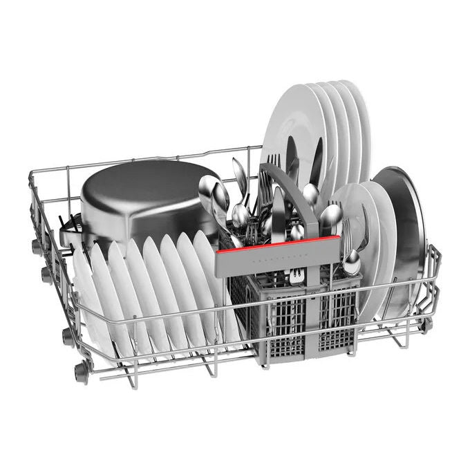 Bosch SMI4ETS08E Serie 4 Lavastoviglie a Scomparsa Parziale 13 coperti Classe B 44 dB AquaStop Wi-Fi (82x60x57 cm) colore Acciaio inox
