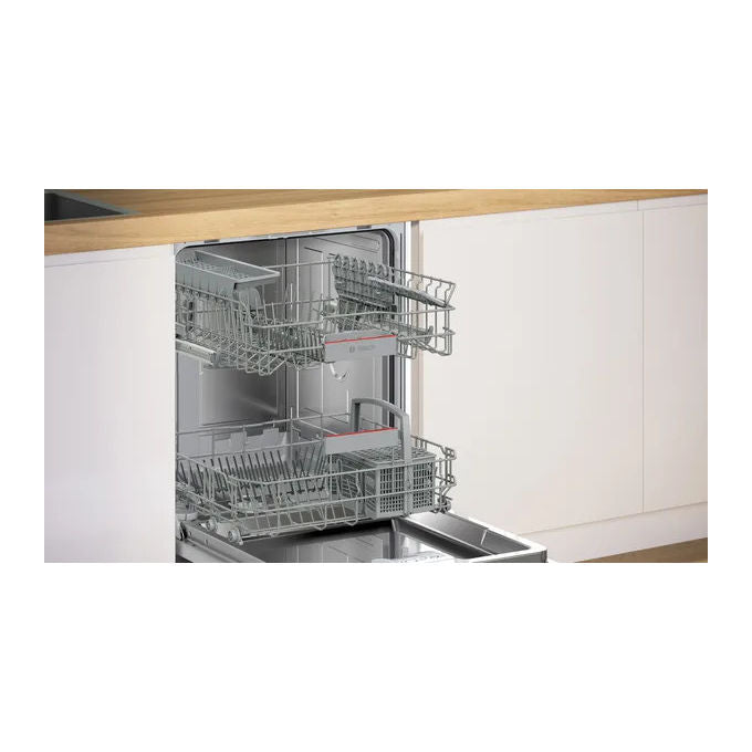 Bosch SMI4ETS08E Serie 4 Lavastoviglie a Scomparsa Parziale 13 coperti Classe B 44 dB AquaStop Wi-Fi (82x60x57 cm) colore Acciaio inox