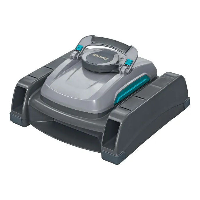Bestway 58942 AquaTronix Pro G300 Robot Piscina 2in1 Aspiratore e Skimmer Cordless Batteria Litio 120 min fino a 50 m² colore Grigio