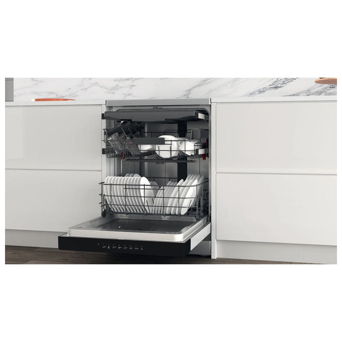 Whirlpool WH4FFC14BN6X Lavastoviglie Libera Installazione 14 coperti Classe C 44 dB 8 programmi (85x60x59 cm) colore Inox