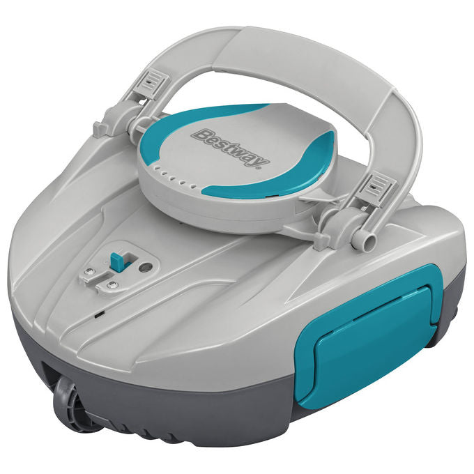 Bestway 58864 AquaTronix G100 Robot Pulitore Piscina a Batteria Li-Ion 7.4V autonomia 30 min fino a 18 m² colore Blu Grigio