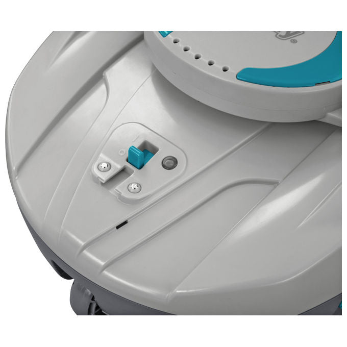 Bestway 58864 AquaTronix G100 Robot Pulitore Piscina a Batteria Li-Ion 7.4V autonomia 30 min fino a 18 m² colore Blu Grigio