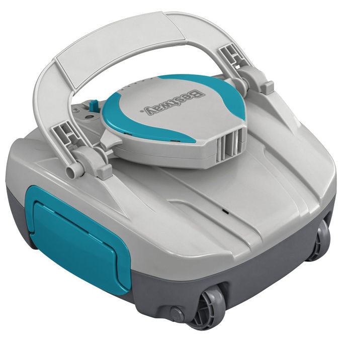 Bestway 58864 AquaTronix G100 Robot Pulitore Piscina a Batteria Li-Ion 7.4V autonomia 30 min fino a 18 m² colore Blu Grigio