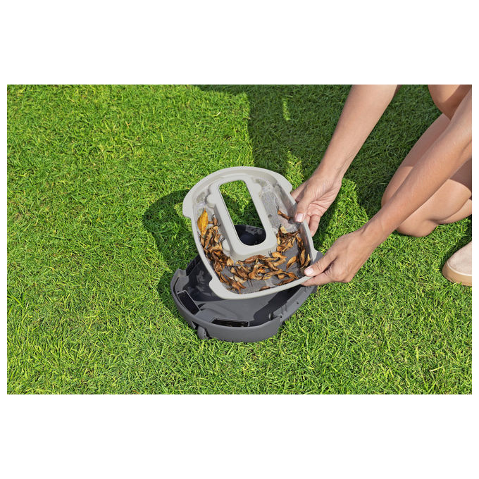 Bestway 58864 AquaTronix G100 Robot Pulitore Piscina a Batteria Li-Ion 7.4V autonomia 30 min fino a 18 m² colore Blu Grigio
