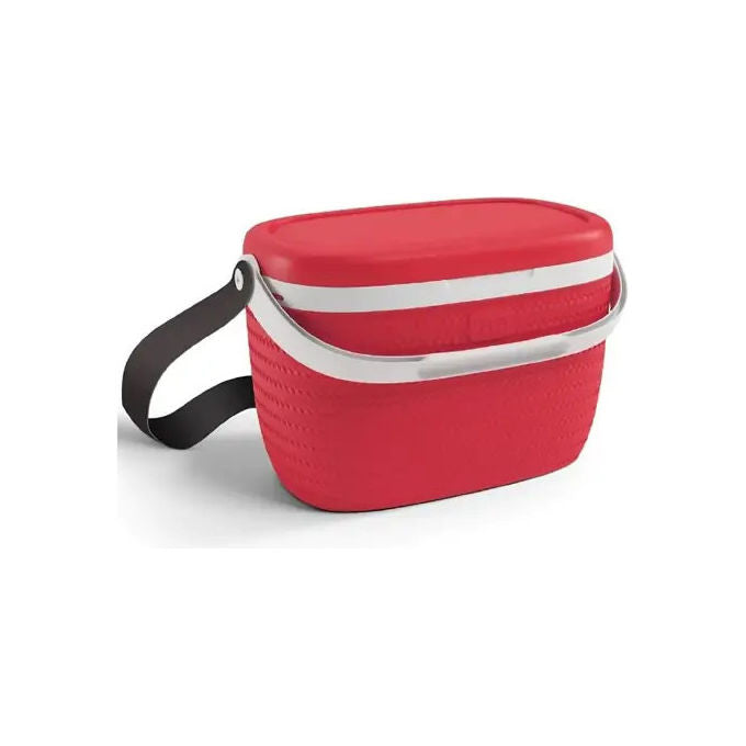 Adriatic Borsa Frigo Linda 18 L con Cinghia e Tracolla per Picnic e Viaggi colore Rosso