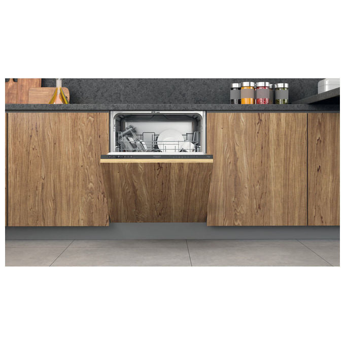 Hotpoint H2I HKD526 Lavastoviglie da incasso 14 coperti Classe E 46 dB 9,5 L Partenza Differita (82x60x55 cm) colore Nero