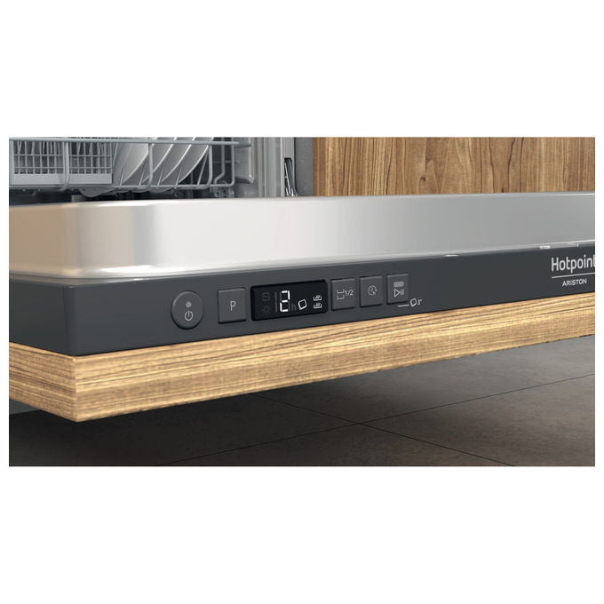 Hotpoint H2I HKD526 Lavastoviglie da incasso 14 coperti Classe E 46 dB 9,5 L Partenza Differita (82x60x55 cm) colore Nero