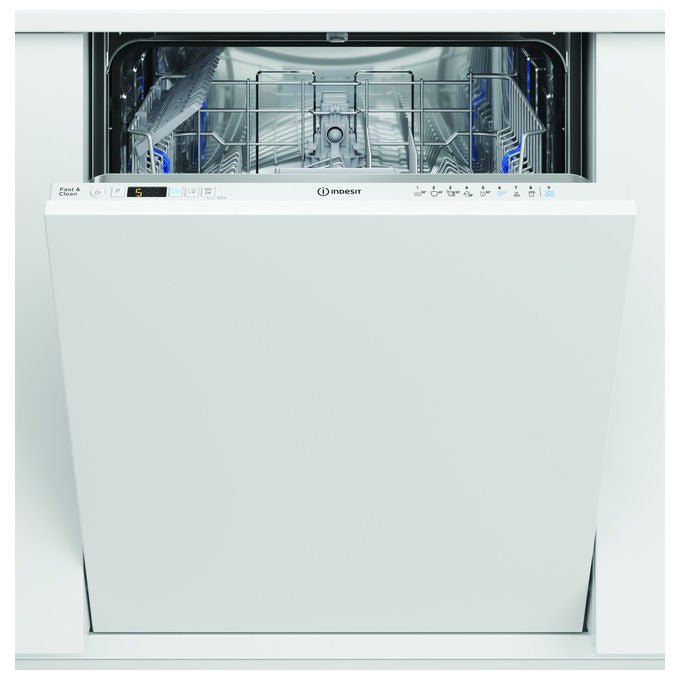 Indesit IN2IFC14BN6 Lavastoviglie da incasso 14 coperti Classe C 44 dB 9 programmi pannellabile (82x60x55 cm) colore Bianco
