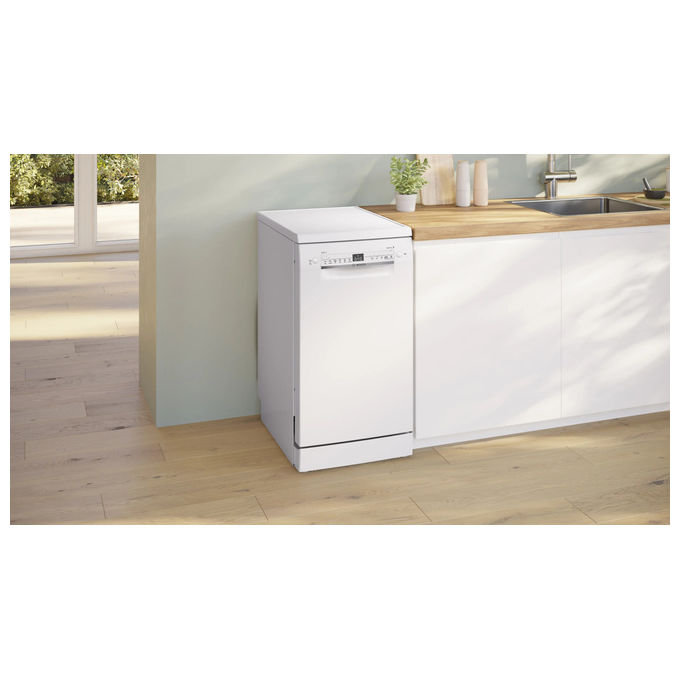 Bosch SPS2HKW55E Serie 2 Lavastoviglie Slim 10 coperti Classe D 46 dB Wi-Fi Home Connect (84.5x45x60 cm) colore Bianco