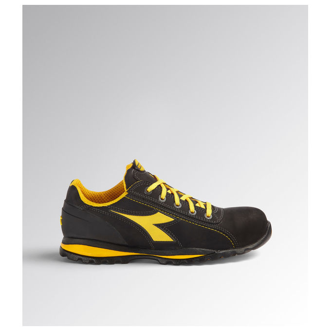Diadora 701.170235 Glove Low S3S Scarpe Antinfortunistiche Pelle Nubuck Puntale Alluminio 200J Antiperforazione HRO FO Impermeabile colore Nero