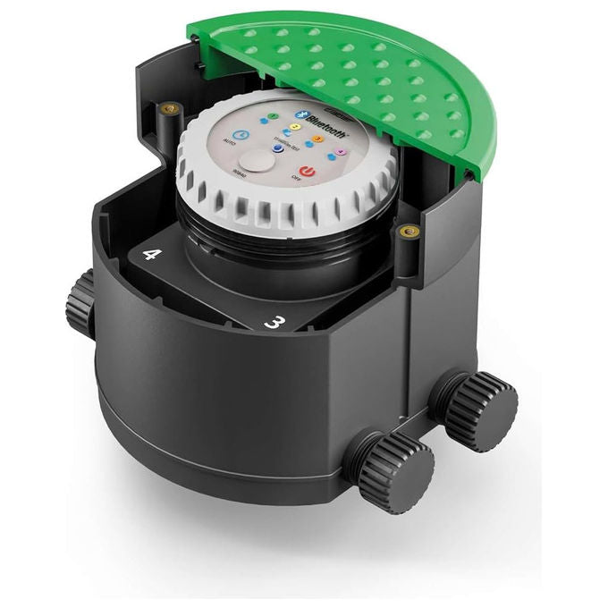 Claber CL0000908400000 Hydro-4 BT Pozzetto Premontato 4 Vie Programmatore Smart Bluetooth 4 Linee Irrigazione fino a 600 m² App myClaber IP68
