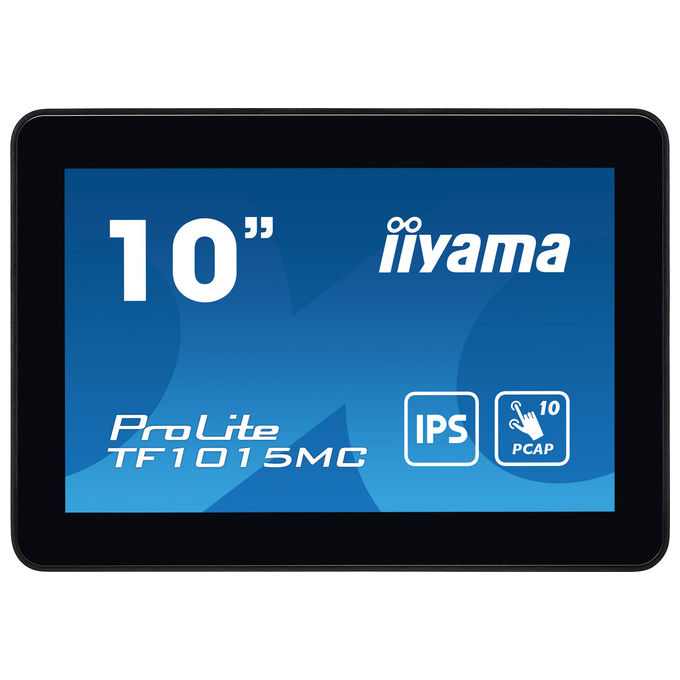 Iiyama TF1015MC-B3 ProLite Monitor Open Frame Touch IPS 10.1'' PCAP 10 punti 1280x800 IP65 colore Nero
