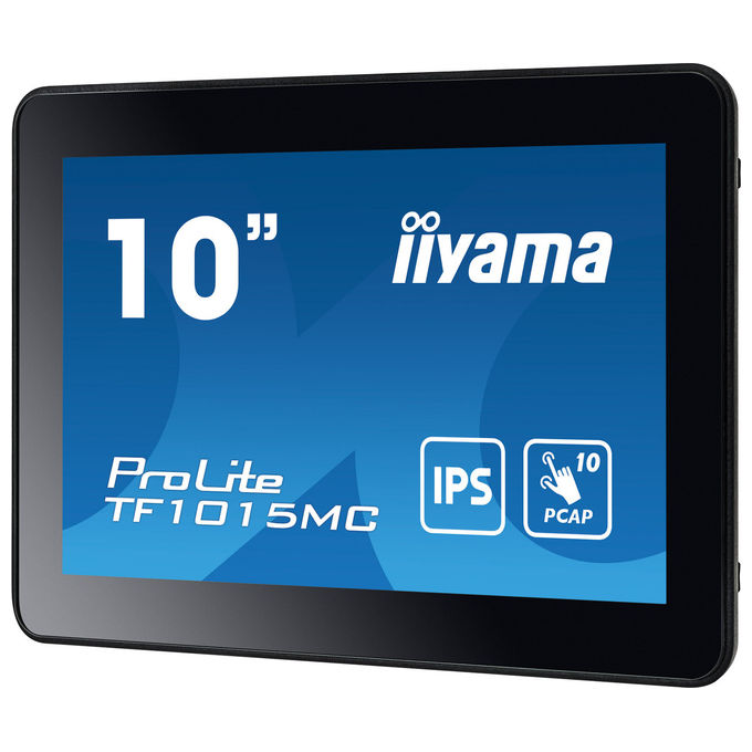 Iiyama TF1015MC-B3 ProLite Monitor Open Frame Touch IPS 10.1'' PCAP 10 punti 1280x800 IP65 colore Nero
