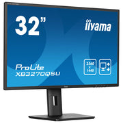 Iiyama XB3270QSU-B1 ProLite Monitor PC 31,5'' IPS QHD 2560x1440 100Hz 3ms AMD FreeSync Hub USB 3.2 Altoparlanti colore Nero