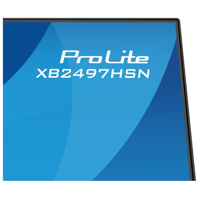 Iiyama XB2497HSN-B1 ProLite Monitor PC 23.8'' IPS Full HD 100Hz 1ms USB-C 65W Hub USB 3.2 LAN AMD FreeSync colore Nero