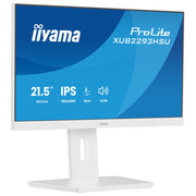 Iiyama XUB2293HSU-W7 ProLite Monitor PC 21.5'' Full HD IPS LED 100Hz 1ms Hub USB 2.0 Altoparlanti Supporto Regolabile colore Bianco