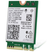 Intel AX210NGWGNV Adattatore Wi-Fi 6E Interno M.2 2230 Tri Band 2400 Mbit-s Bluetooth 5.2 MU-MIMO